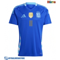 Fotballdrakt Herre Argentina Angel Di Maria #11 Bortedrakt Copa America 2024 Kortermet
